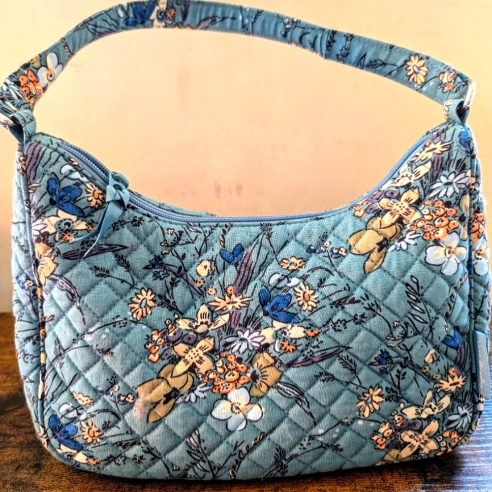 Vera Bradley Frannie Cotton Crescent Crossbody